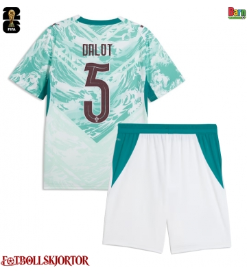 Portugal Diogo Dalot #5 Borta Kläder Barn VM 2026 Kortärmad (+ Korta byxor)